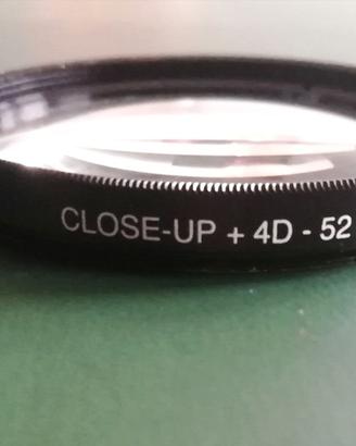 lente close up +4 diametro 52mm