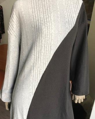 Vestito donna medio lungo il lana morbida