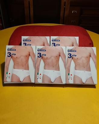 15 Slip Uomo 100% Cotone Zerodifetti Taglia 8