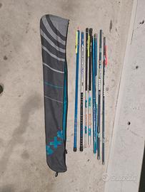 carrello pesca e canne 