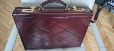 valigetta vera pelle rigida, vintage - TED LEPIDUS