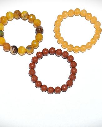LOTTO di 3 Bracciali in Pietre Naturali