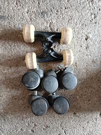 rotelle skateboard/sedie 