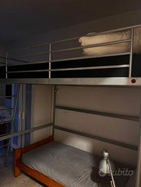 Letto a Soppalco IKEA Svarta 150x200