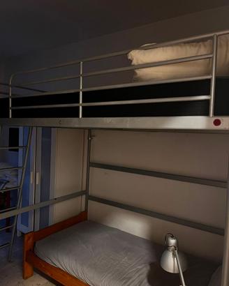 Letto a Soppalco IKEA Svarta 150x200