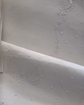 Completo letto matrimoniale in puro lino 