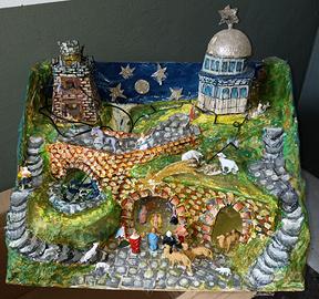 Presepe Artigianale Napoletano Fatto a mano NATALE