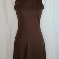 Vestito donna marrone cashmere seta tg M – riparat