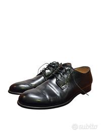 Scarpe artigianali in vera pelle e cuoio taglia 46