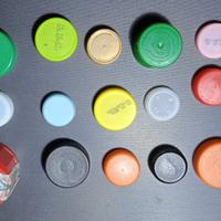 tappi di bottiglia di plastica - 200 pezzi