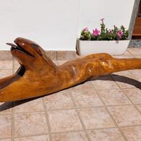 Scultura in legno decorativa