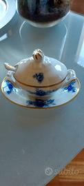 Zuccheriera Limoges Francia con piattino – porcell