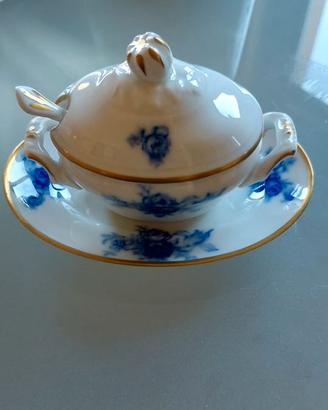 Zuccheriera Limoges Francia con piattino – porcell