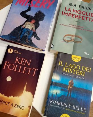 4 libri gialli thriller 