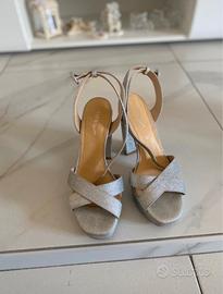 sandalo con tacco doppio fondo