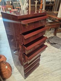 Cassettiera modulare bordeaux Kartell 8 cassetti