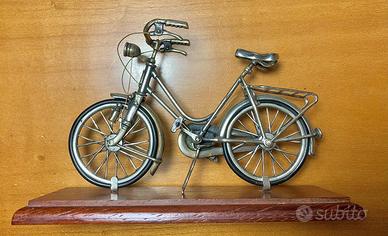 Miniatura di Bicicletta in argento 800