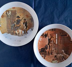 Set piatti decorativi in porcellana Richard Ginori