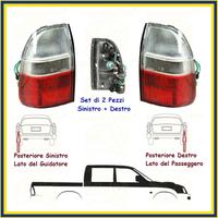 SET FARO FANALE FANALINO POSTERIORE SX DX PER L200