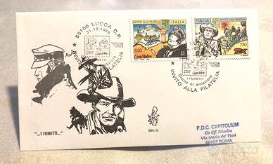 Tex & Corto Maltese - FDC 1996 - Venetia Club