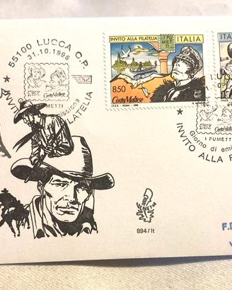Tex & Corto Maltese - FDC 1996 - Venetia Club