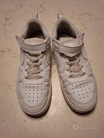 scarpe ginnastica Nike pelle bianca 35 