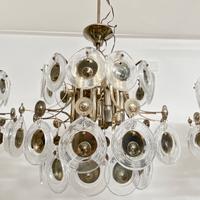 Lampadario a sospendione anni ‘70 Gaetano Sciolari