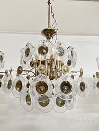 Lampadario a sospendione anni ‘70 Gaetano Sciolari