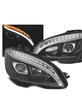 FARI MERCEDES W204 07-10 LUCE A LED TUBE DINAMICO 