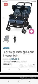 passeggino gemellare peg perego 