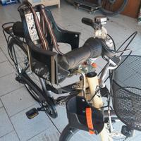 Seggiolino porta bimbi per bicicletta