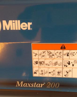 SALDATRICE TIG PROFESSIONALE MILLER MAXSTAR 200 DX