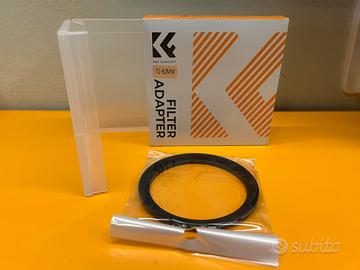 Anello adattatore filtro step up da 72 a 82mm