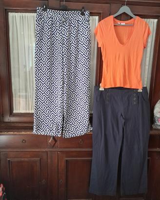 N. 2 pantaloni e 1 t-shirt di Bonprix (€ 4/€ 6/€ 3