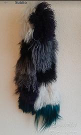 Collo/sciarpa in pelliccia di mongolia 100%
