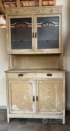 Credenza antica in legno- da restaurare