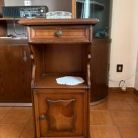 Mobiletto entrata in legno vintage