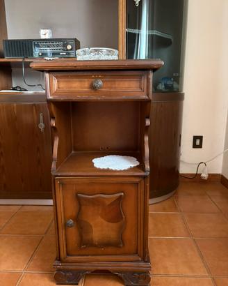 Mobiletto entrata in legno vintage