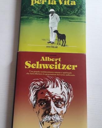 2 libri dedicati a Albert Schweitzer