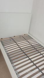 letto da 1piazza e mezzo con doghe in legno