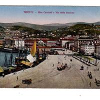 Cartolina Trieste Riva Carciotti Primi 900