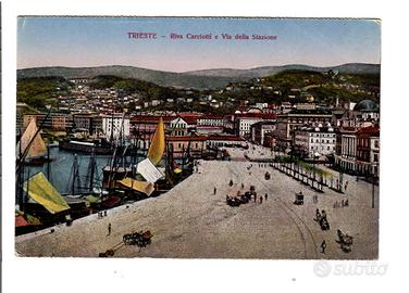 Cartolina Trieste Riva Carciotti Primi 900