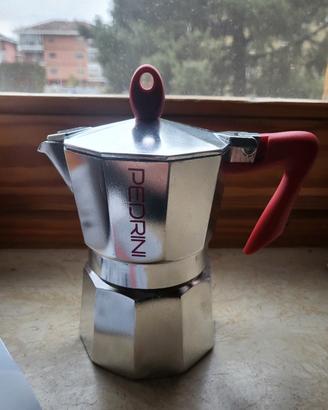 Caffettiera Pedrini 3 tazze nuova