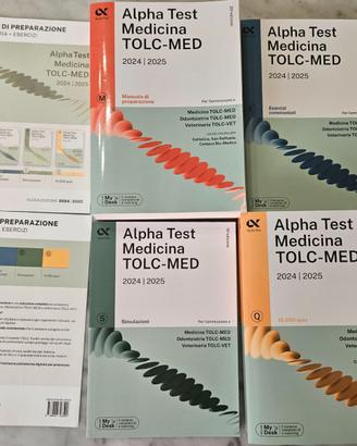 AlphaTest Medicina 24/25 kit completo