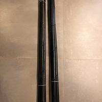 Canne bambu -Colore nero -Decorazione