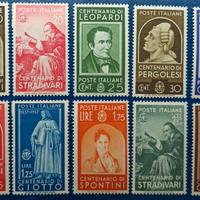REGNO 1937 Centenario di uomini illustri