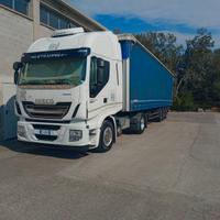 Trattore Iveco Stralis euro 5 + semirimorchio