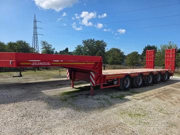 Semirimorchio eccezionale De Angelis 5 assi rampe