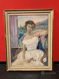 Quadro storico del 1900 dipinto da Dada Bianchi