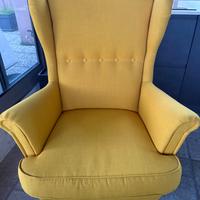 Poltrona Ikea giallo ocra